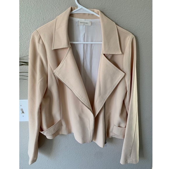 SOLD NWOT Sophie rue Moto crepe jacket - Picture 3 of 6